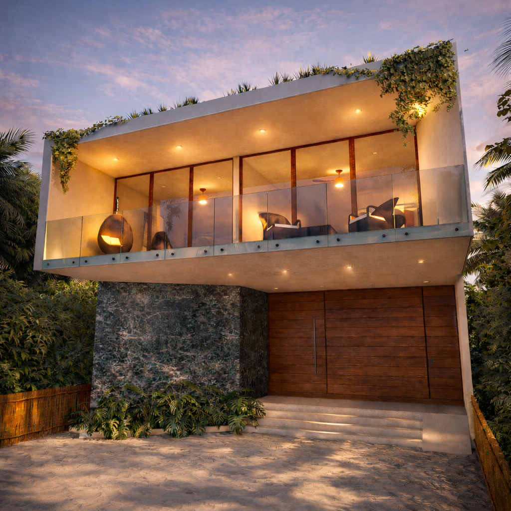 El Palmar de San Crisanto, conjunto de departamentos costeros diseñado por Vallesa Arquitectura